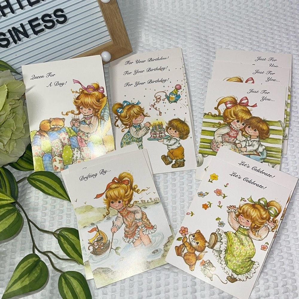 Vtg 1980s Olympicard All Occasion Lot of 13 Cards ONLY